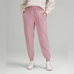 NWT LuluLemon Scuba High-Rise Jogger Heathered Pink Taupe Sz 8
